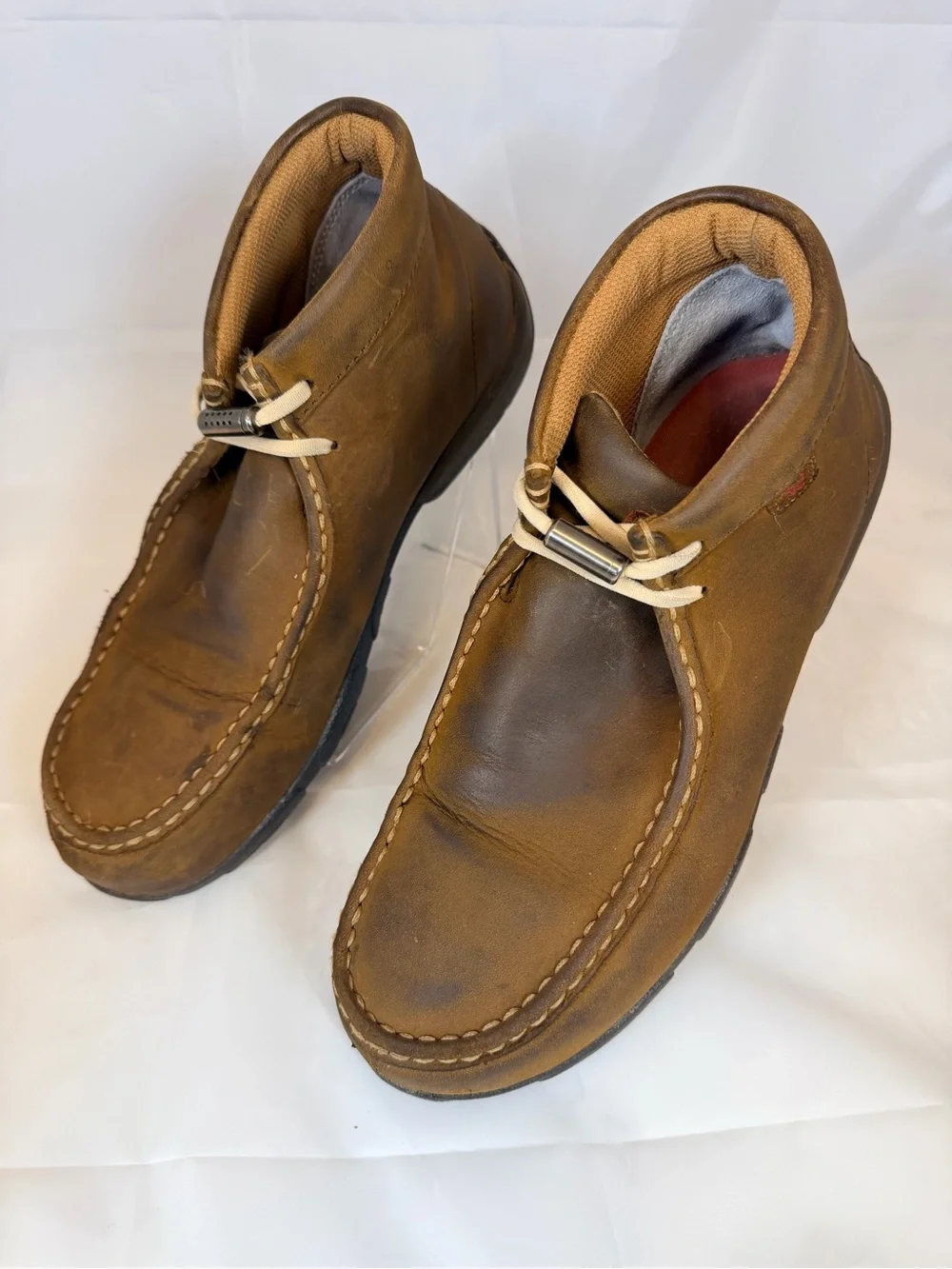 Women’s Twisted X Brown Leather Steel Toe Chukka Boots